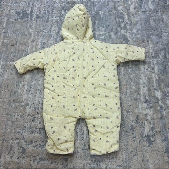 McBaby Infant Yellow Happy Bunny Fall Themed Outerwear w/Hood 0/3 Months - Picture 6 of 7